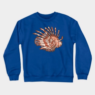 Red Lionfish Crewneck Sweatshirt